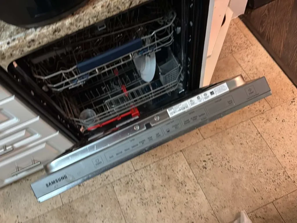 water not filling dishwasher