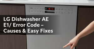 lg dishwasher e1 error code