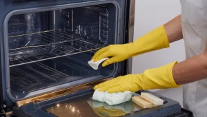 how to clean oven